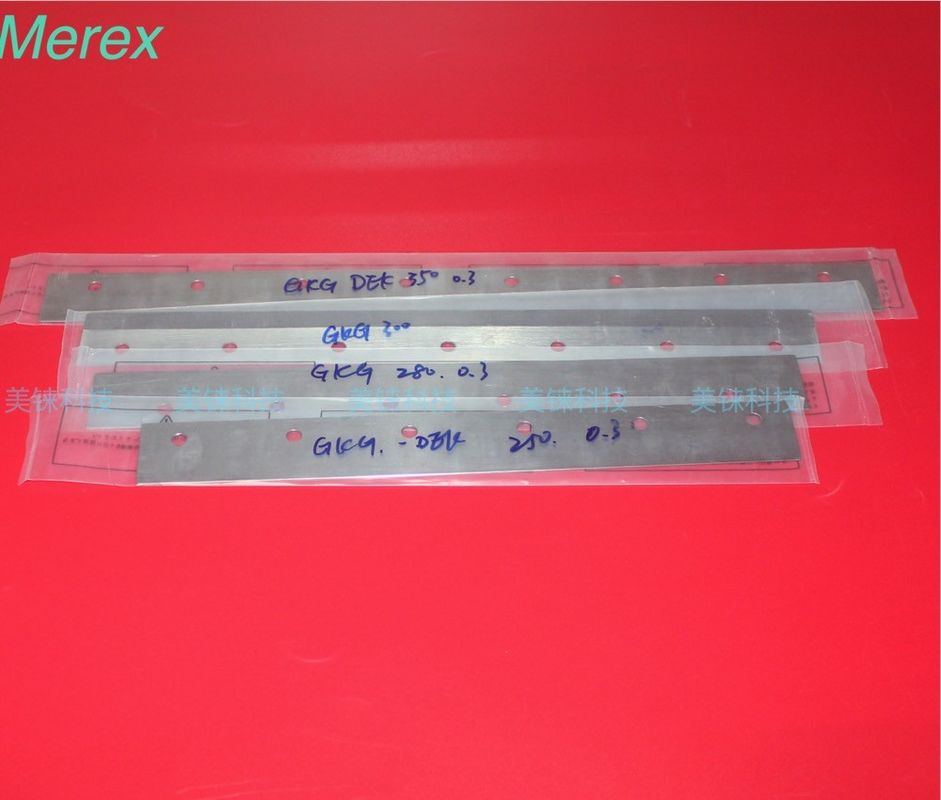 Recambios 0.3mmx350 300 de la impresora de la cuchilla GKG del enjugador del DEK Smt 280 250m m